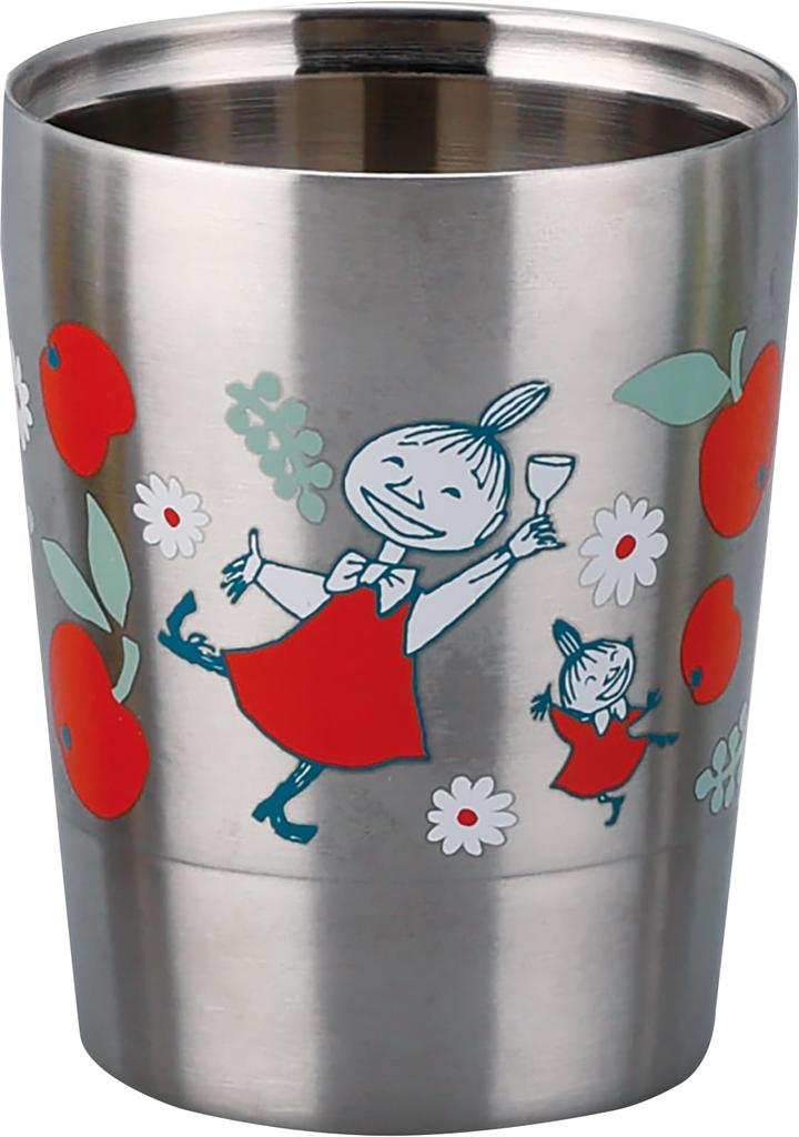 Moomin Stainless Steel Double-Sided Tumbler, Small (260ml) (Little My) Made In Japan (Body: China, Japanese Painting) Yamaka Shoten MM8102-864