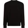 C.P. Company Cotton Crew Neck Pullover Long Sleeve Sweatshirt Men Sweatshirt Black 17CLSS032A006452W999