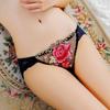 Embroidery Sexy Panties Women Lace Low-Waist Briefs Female Breathable Underwear Transparent Lingerie