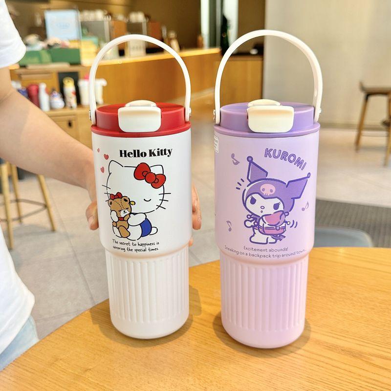 Sanrio Large-Capacity Thermos Cup 2026 New Model Ice Cup with High Aesthetic Value, Straw, Tea Brewing Cup, Birthday Gift