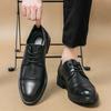 Men's Business Casual Leather Shoes Autumn and Winter New Dad Shoes Office