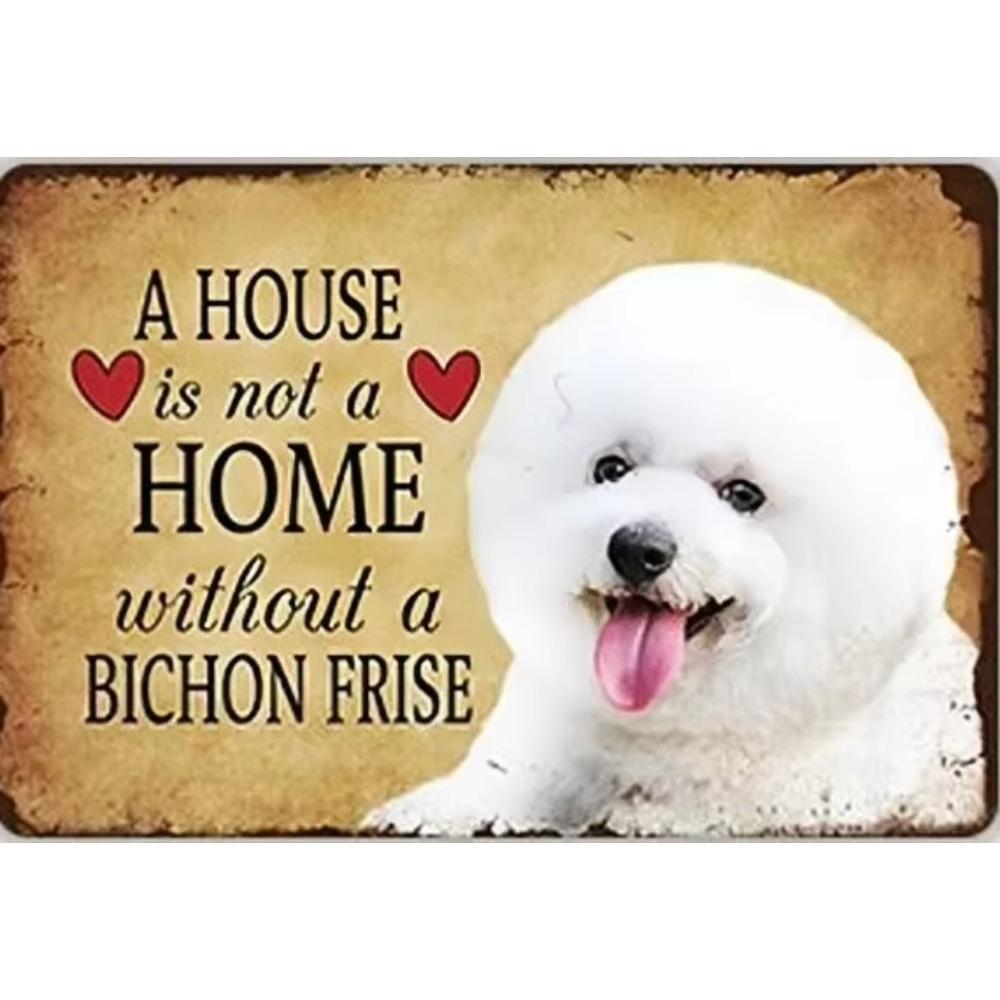Retro Vintage Metal Tin Sign, 20x30cm Wall Art Decor for Living Room Kitchen
