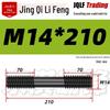 High-Strength Double-Ended Stud Bolt M12-M18 | Grade 8.8 Mold & Press Screw Rod