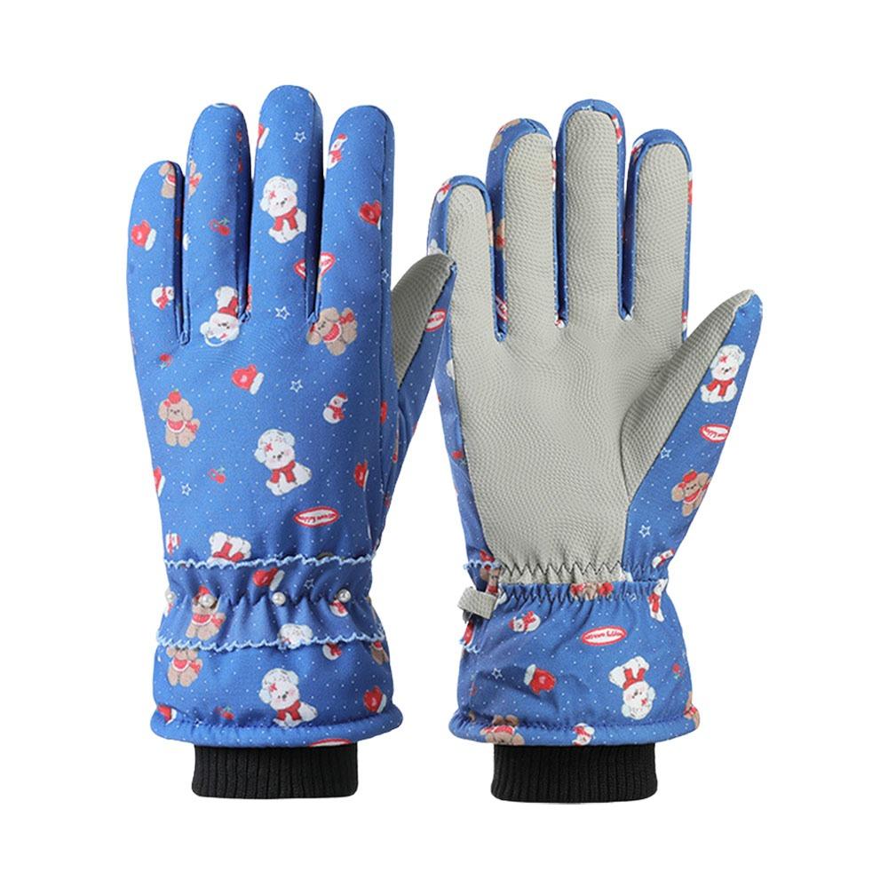 Non-slip Winter Skiing Gloves Warm Outdoor Sports Gloves Thickened Thermal Gloves  for Men Women