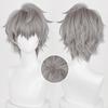 LAOBAO Till Cosplay Wig, Gray, Short Hair, Heat Resistant, Costume Wig, Halloween Costume Accessory (Till A)