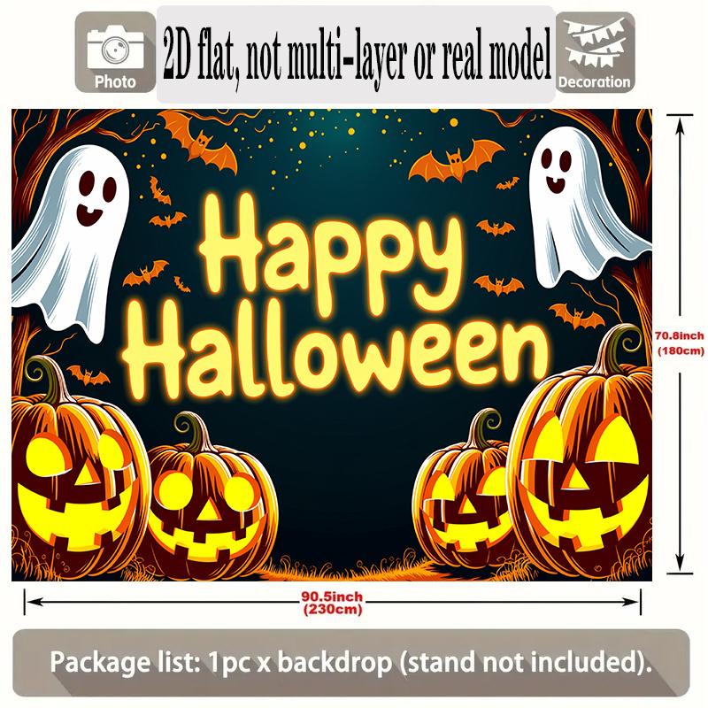 Party Backdrop Halloween Flat Banners Celebrations Wedding Enthusiasts Celebration Photo Booth Front Door Decor