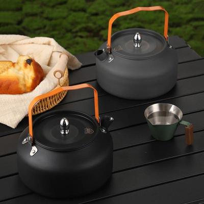 Hervidor Portátil para Camping 1.6L Tetera para Exterior Hervidor Cafetera Olla para Agua Acero Inoxidable 304 Hervidor para Fogata Accesorios para Camping