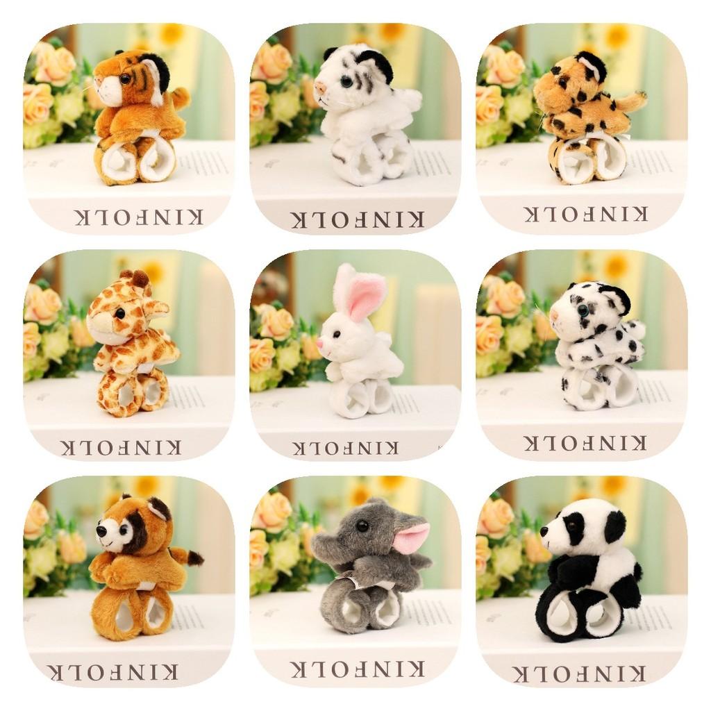 Adorable Cartoon Animal Plush Tiger Tail Claw Gloves For Kids Performance Playtime