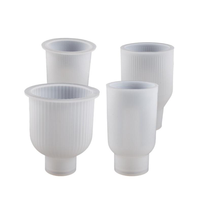 Silicone Vase Molds,Cylinder Epoxy Resin Casting Molds for DIY Crafts Vase,Home Decors Dry Flowers Holder Bottle Mold
