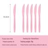 Macaron Pink Party Supplies Set: Disposable Plates, Cups, Napkins & Cutlery