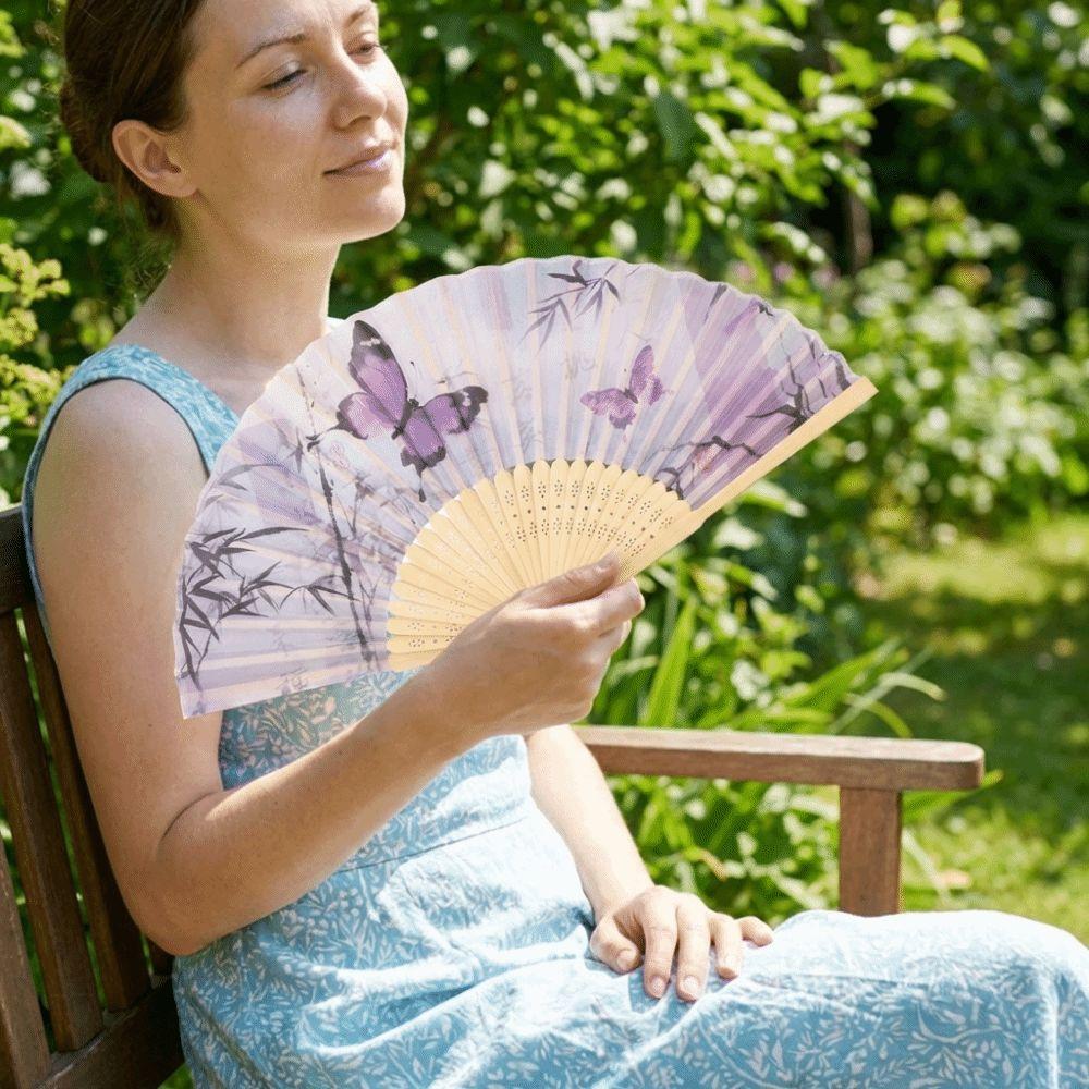 Handmade Retro Bamboo Fan Chinese Style Handheld Fan Portable Decorative Fan Party Props