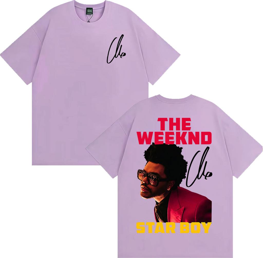 Starboy Style The Weeknd Graphic Tshirts Women Unisexs Clothing Hip Hop Harajuku T Shirt Summer Tops Oversized Tshirt Streetwear