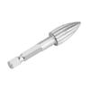 5Pcs 1/4inch Hex Shank High Speed Steel BurrsFile Tool Kit Rasp Die Grinder Bits Accessories Attachments, Carbide Burr Set for   Woodworking Carving