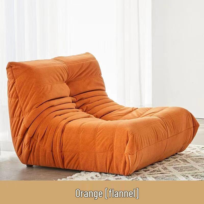 Caterpillar Bean Bag Sofa, Large Tatami Recliner for Balcony or Bedroom