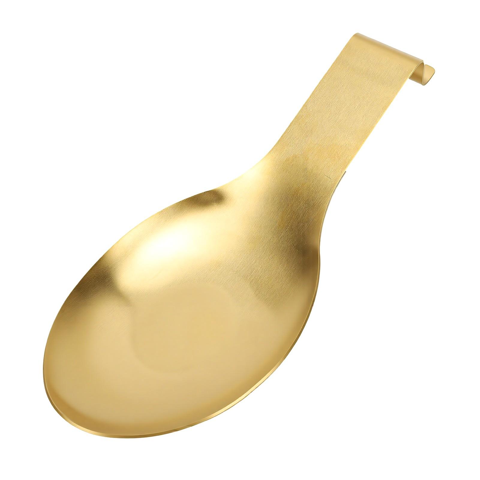 Repose-cuillère carré en acier inoxydable réutilisable, plateau pour cuillère de cuisine, support pour spatule, louche Type 1