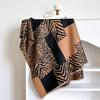 Autumn And Winter Leopard Print Wild Warm Scarf Unique Personality Sweet Cool Wind Women Imitation Cashmere Air Conditioner Shawl Scarf