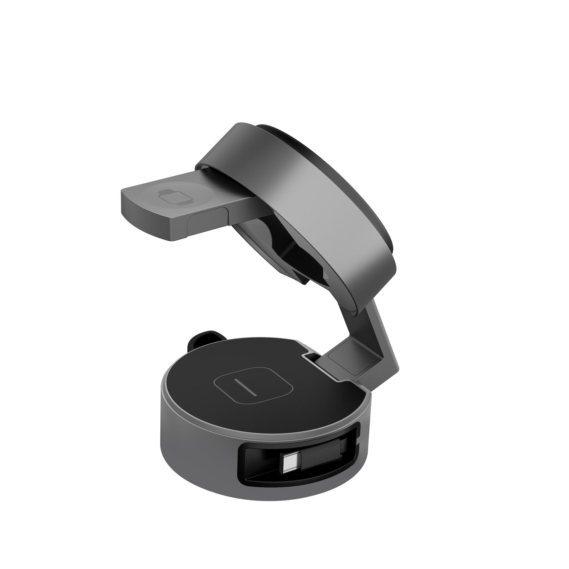 

Foldable 15W 3-in-1 Magnetic Wireless Charger and Phone Holder білий
