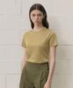 THEKNITCOMPANY Mera Cotton T-Shirt - Tawny Yellow