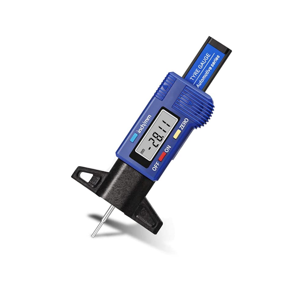 Digital Tire Groove Depth Gauge Measurement 0-25mm Digital Depth Gauge