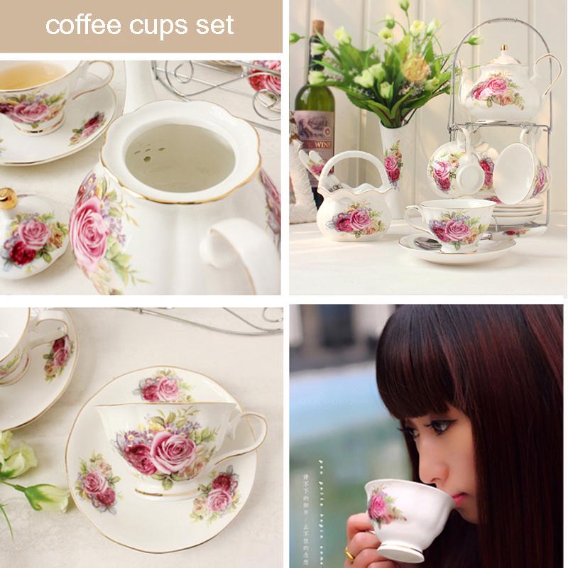 Luxurious Teapot Set, British Style Tea Sets, Bone China, Elegant Teaware, Tea Party, Teatime Afternoon Tea