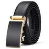 Trendy Youth & Middle-Aged Men's Genuine Leather Automatic Buckle Belt - Korean Style for Casual & Business Wear