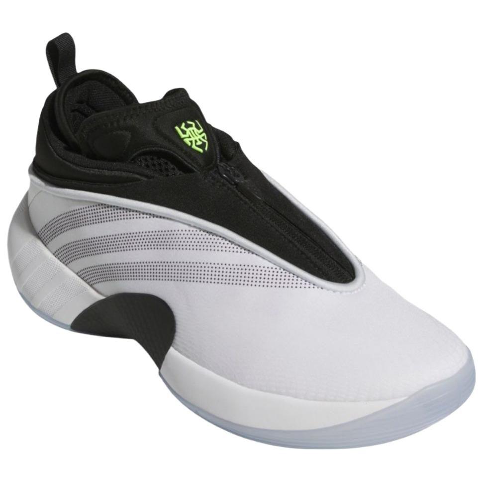 adidas DON. Ausgabe #7 Bequeme und leichte Low-Top-Basketballschuhe Unisex Weiß Schwarz JS1301