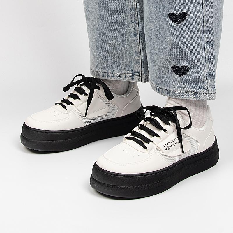 Woman Footwear with Bow Summer Mesh Breathable Shoes for Women High On Platform Sale 39 Offer Light Cheap Offers Vulcanized Shoe