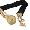 Flower Chain Belt Elegant Hollow Diamond Fashion Waist Chain Belt Metal Dress