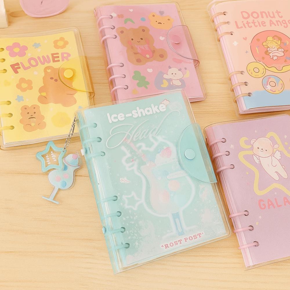 Frosty Series PVC Notebook Portable Loose-leaf Schedule Book Creative Diary Book  Student