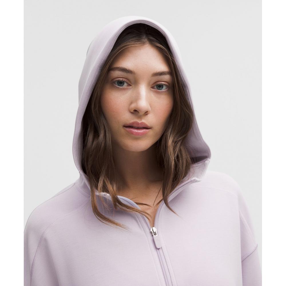 Lululemon Softstreme Full Zip Hoodie  Long Faint Lavender