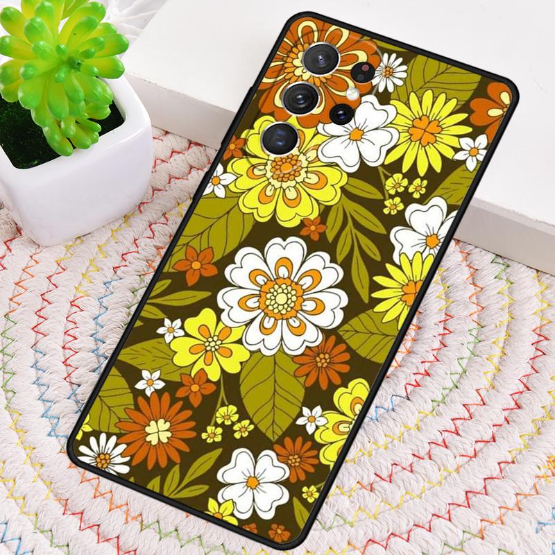 70s Groovy Vintage Phone Case for Samsung Galaxy note 10 pro S26 Ultra S23 S24 FE S25 S21 S22 PLUS shockproof Cove