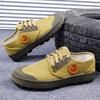 New 2025 workers and farmers canvas waterproof and wear-resistant labor protection liberation shoes outdoor construction site non-slip and wear-resi