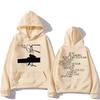 Body Language Hooded Long-sleeved Harajuku Sweatshirt Graphic Printing Fleece Hooded Clothes Sudaderas Casual Pullovers