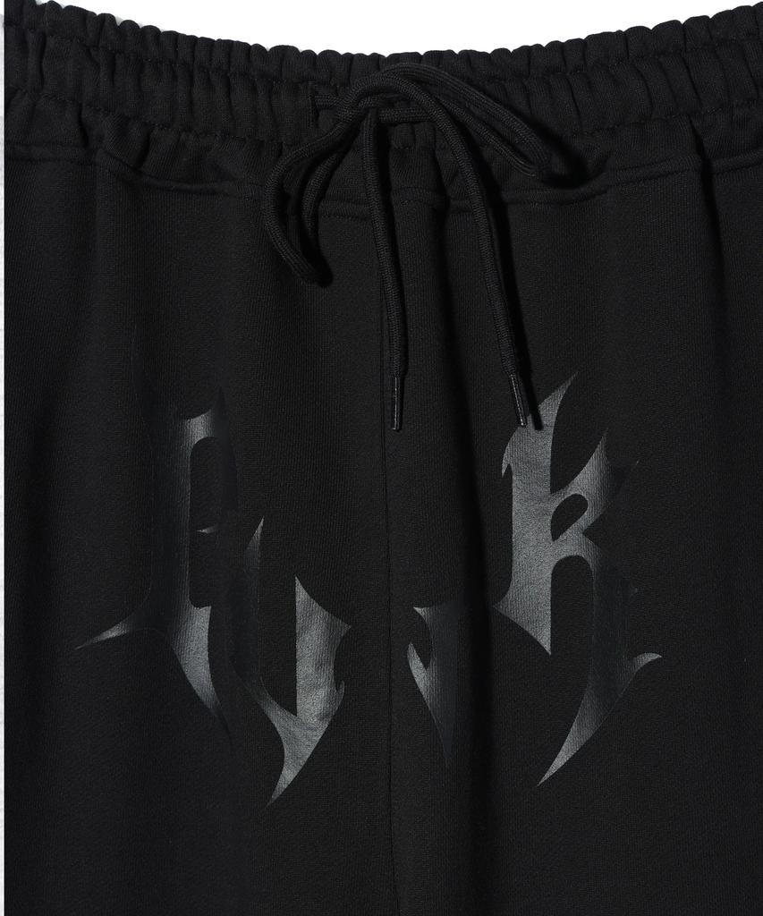 Nagwonpeongkeu Side Line Graphic Jogger Pants [Black]