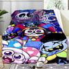 Digital Circus Adventure Blanket Flannel Throw for Sofa, Indoor, Camping, Living Room, Office, Chair, And Bed Soft Birthday Gift