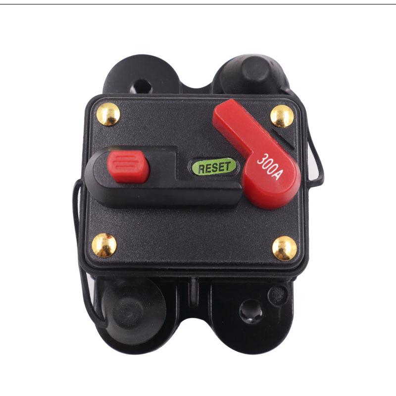 300A 250A 200A 150 100A 80A 60A 30A Circuit Breaker 12-42VDC Car Truck Audio Resettable Fuse Circuit Breaker with Power Protect Circuit Breaker 6