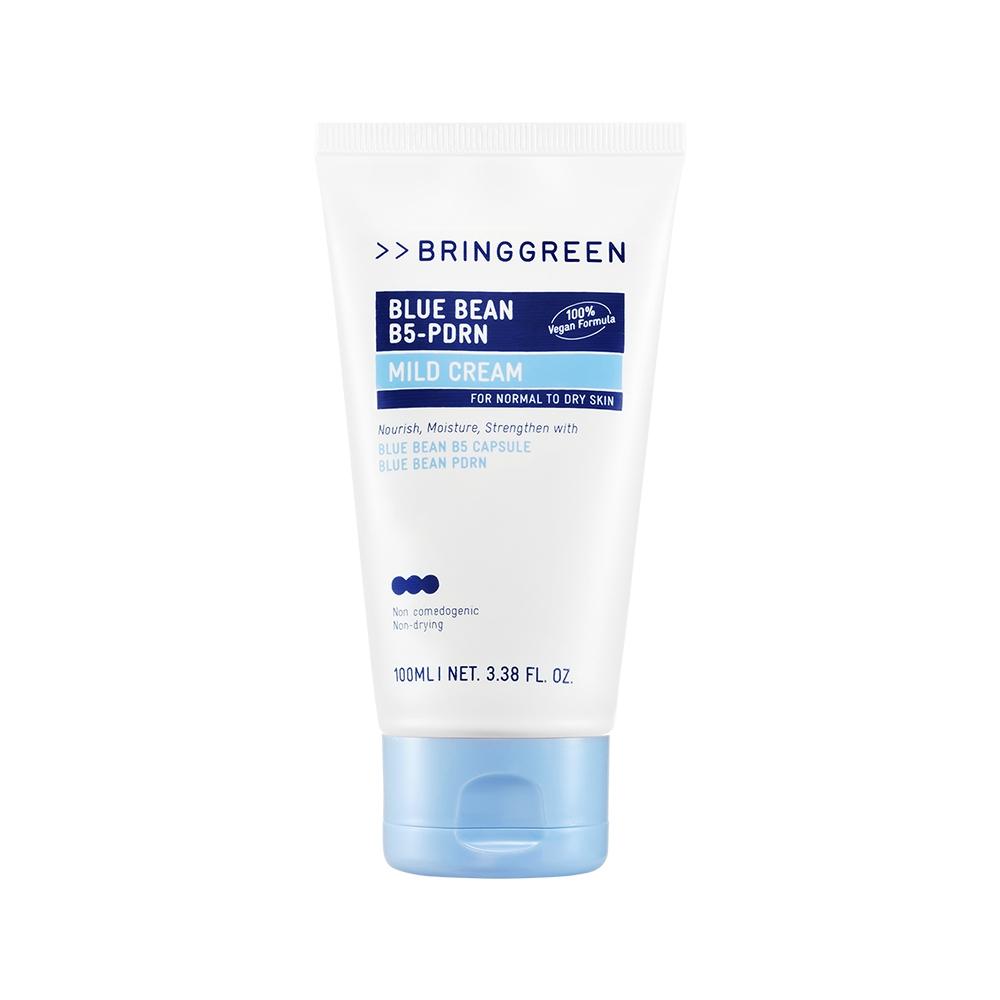 Bring Green [fast Moisture] Bring Green Blue Bean B5 Pdrn Mild Cream 100ml  + Blue Bean Lotion 10ml 