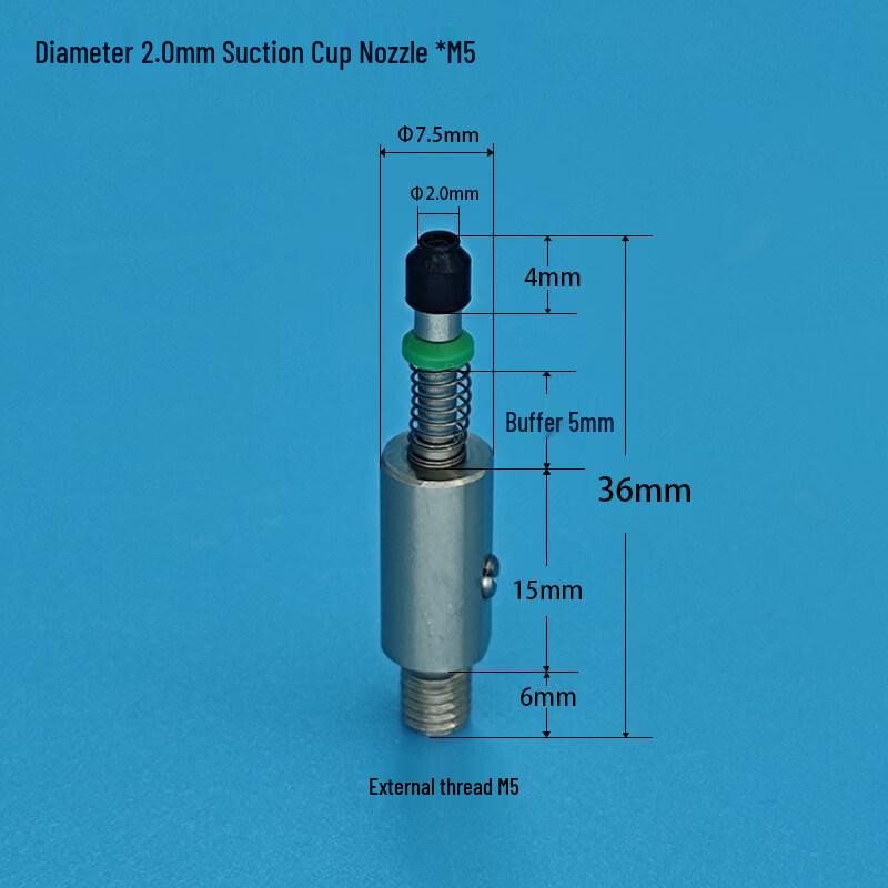 Yunduo 2.0mm M5 Vacuum Gripper Nozzle