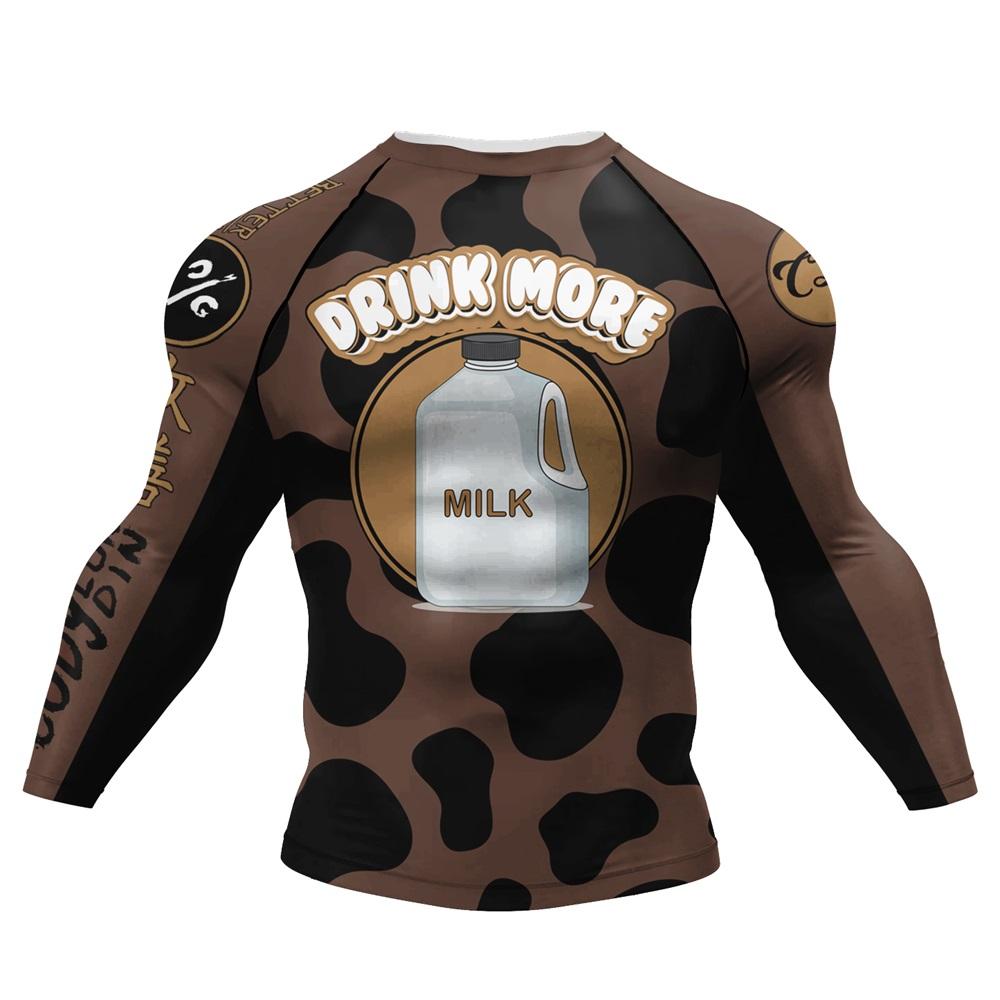 Cody Lundin Tattoo Uomo Palestra Compression Tshirt Maschile Sublimazione Manica Lunga Rashguard BJJ Jiu Jitsu Boxe Maglia Personalizzata