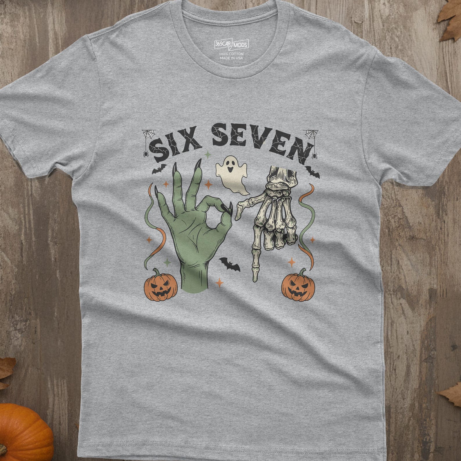 Six Seven Meme Shirt: Retro Halloween Graphic Tee S