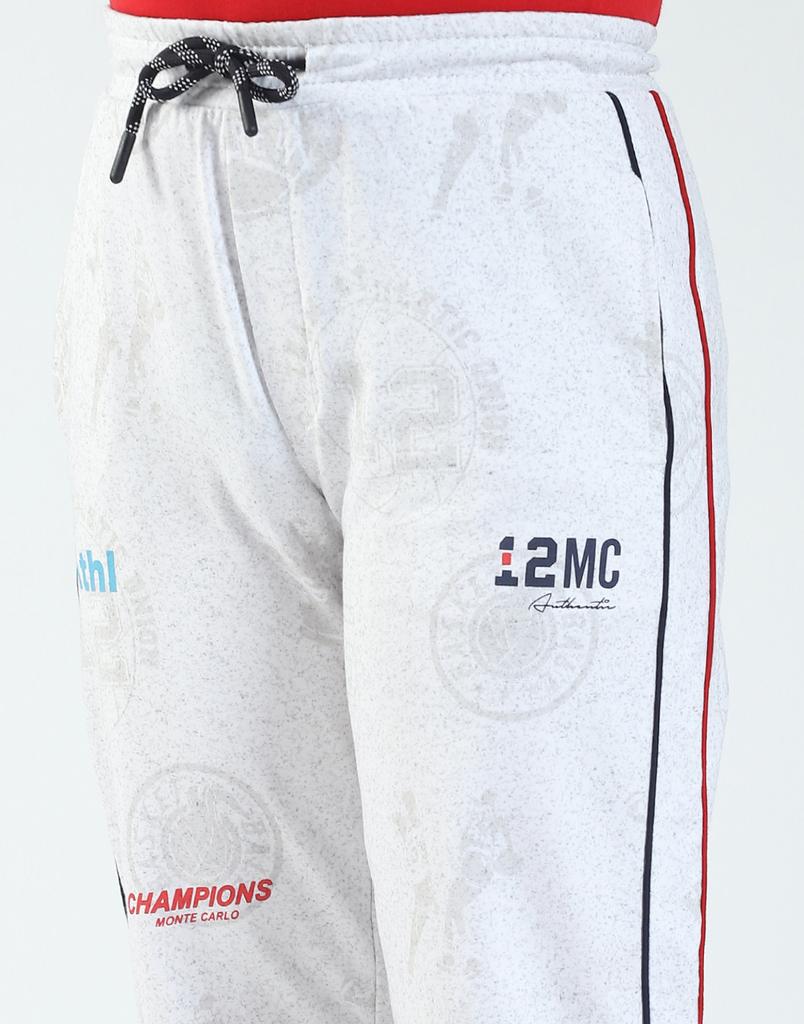 Monte Carlo Boys Printed Regular Fit Lower Track Pants