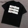 RogueWave Pure Cotton Harajuku Streetwear American Fashion T-shirt Short-sleeved Kpop Top Y2k Clothing