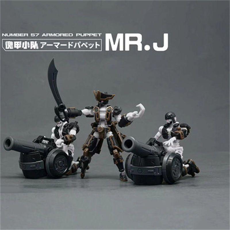 Number 57 1/24 Armored Puppet Pirate Legion Assembled Model Kit Articulated Mecha Action Figures Toy Desktop Ornament Boy Gift