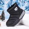 Winter Children's Fashionable Warm Cotton Shoes Outdoor Casual High Top Snow Boots Cotton Boots 26-37