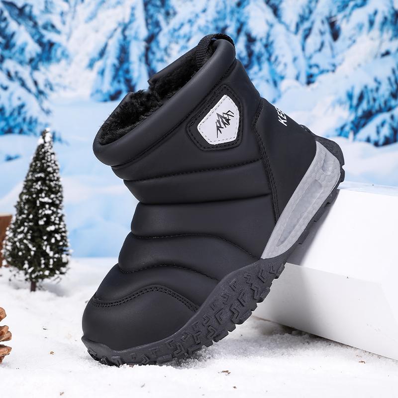 Winter Children's Fashionable Warm Cotton Shoes Outdoor Casual High Top Snow Boots Cotton Boots 26-37