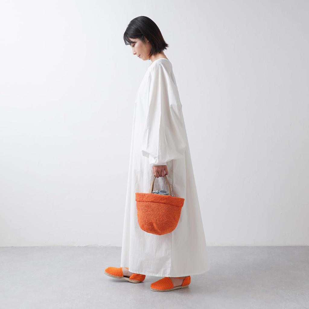 Raw wool knitting kit Bag with inner pouch #16-1