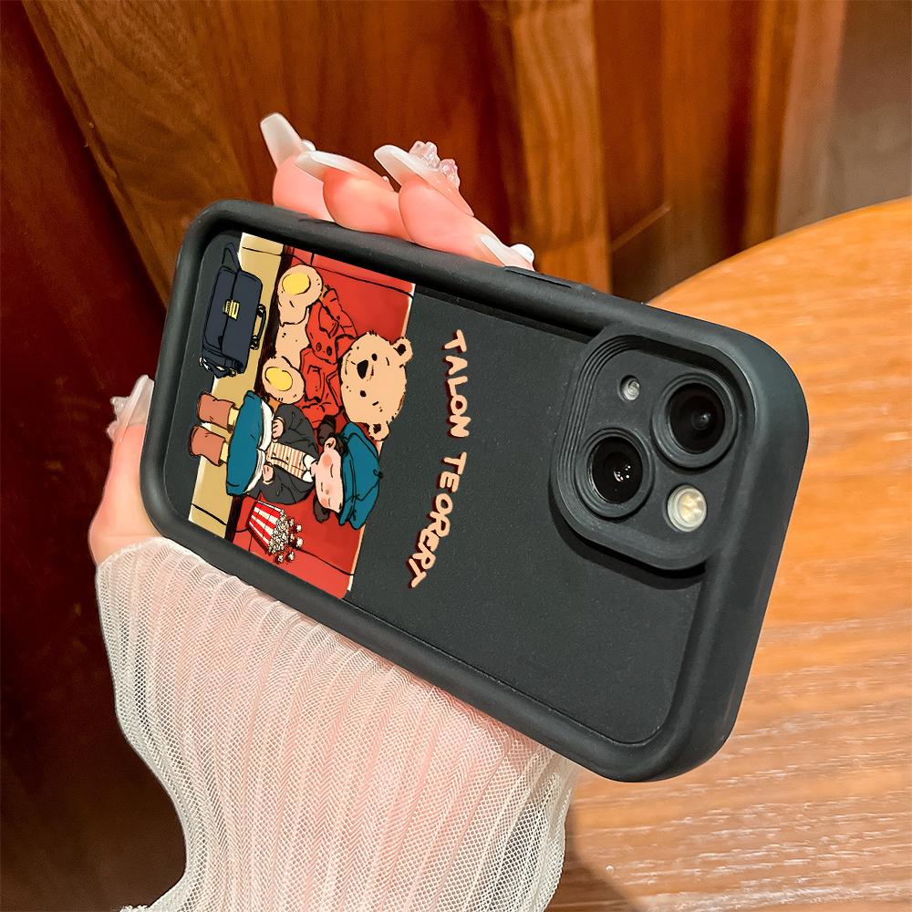 Měkký silikonový čtvercový žebříkový vzor tisku Pouzdro telefonu Plný kryt fotoaparátu Ochranné pryžové pouzdro odolné proti nárazům pro OPPO Realme