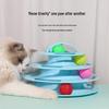 Cat Turntable Toy: Self-Entertainment & Boredom Relief Track Ball with Teasing Stick - Perfect Pet Supplies for Playful Cats