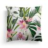 Floral Print Pillowcase, Home Peach Skin Velvet Material Sofa, Car Office Bedside Pillow and Cushion Cover