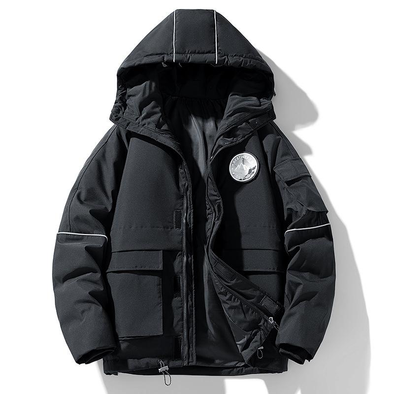 Winter new high-quality short down jacket men's cold-proof, windproof and wear-resistant jacket for men and women's couples